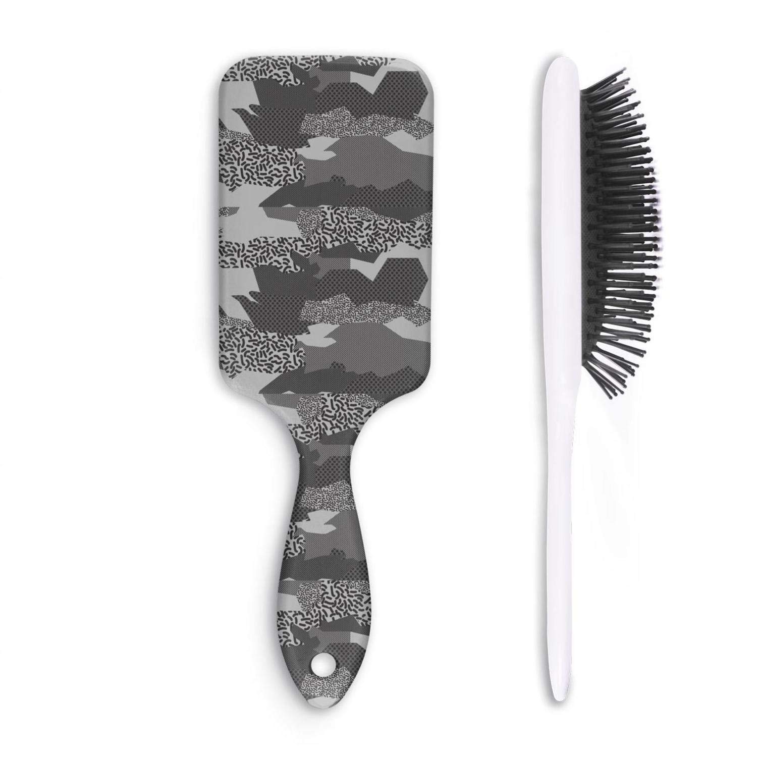 Camouflagearmy white flea Comb Brush Pro Detangle Hair
