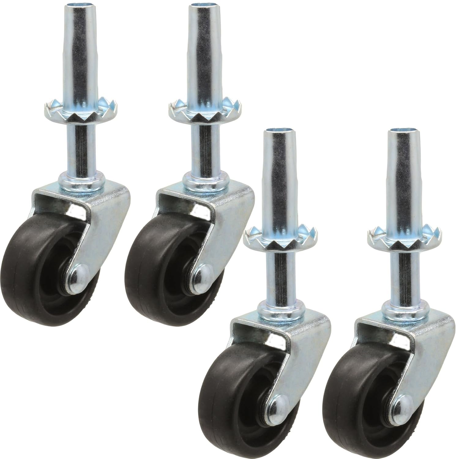 4x Black Swivel Socket Castor Wheels 30mm Furniture Caster Amazon.co