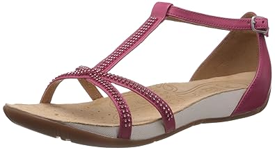 clarks fuschia sandals