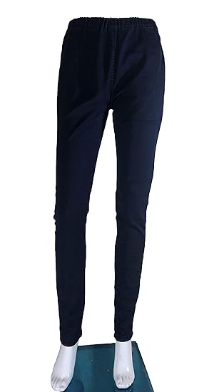 best denim leggings elastic waist