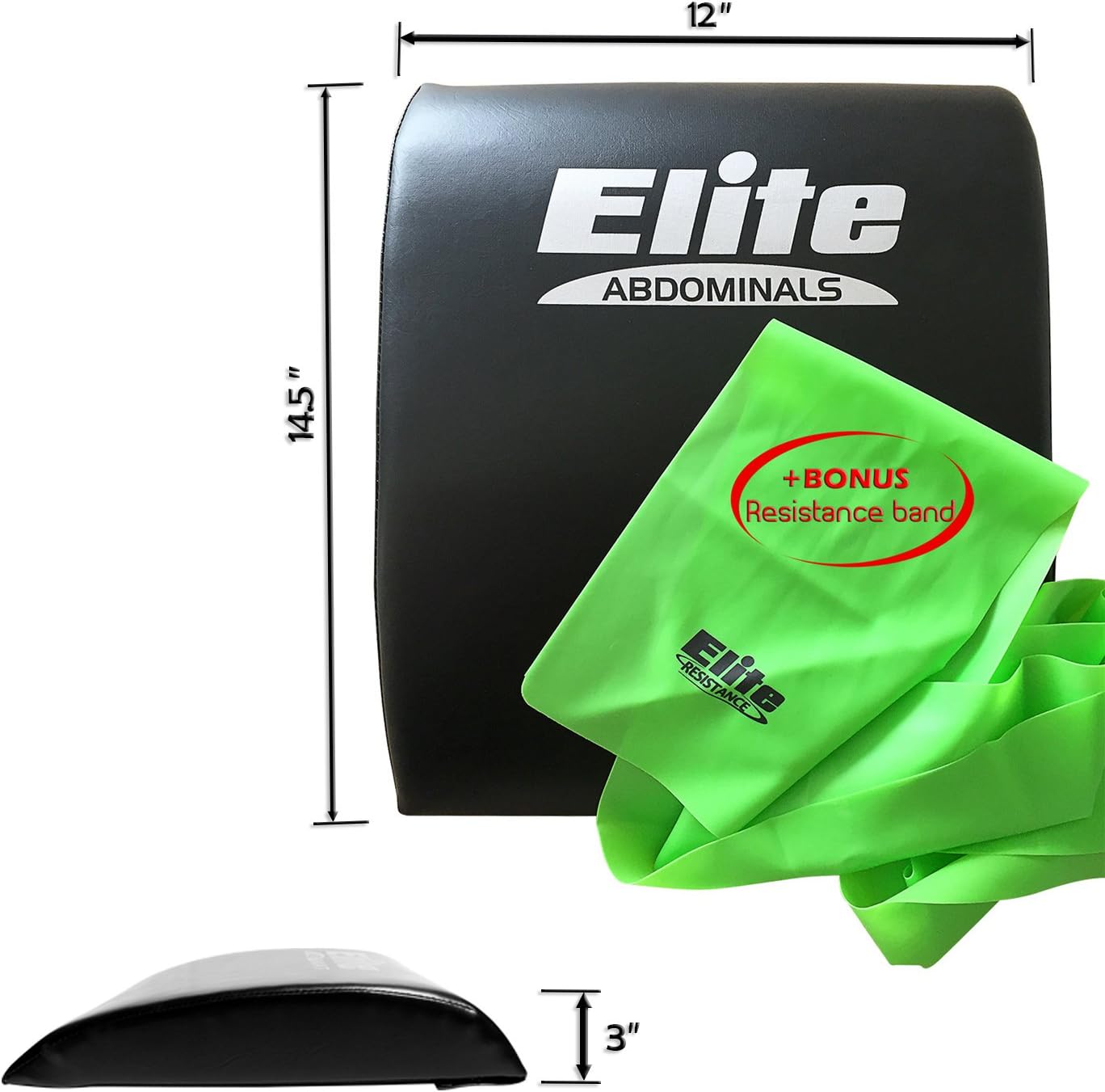 Elite Sportz Abdominal Sit Up Pad and Gives Great Lower Back Support, Helping to Remove All The Strain, Making Sit Ups Easy - Bonus Resistance Band Included : Sports & Outdoors