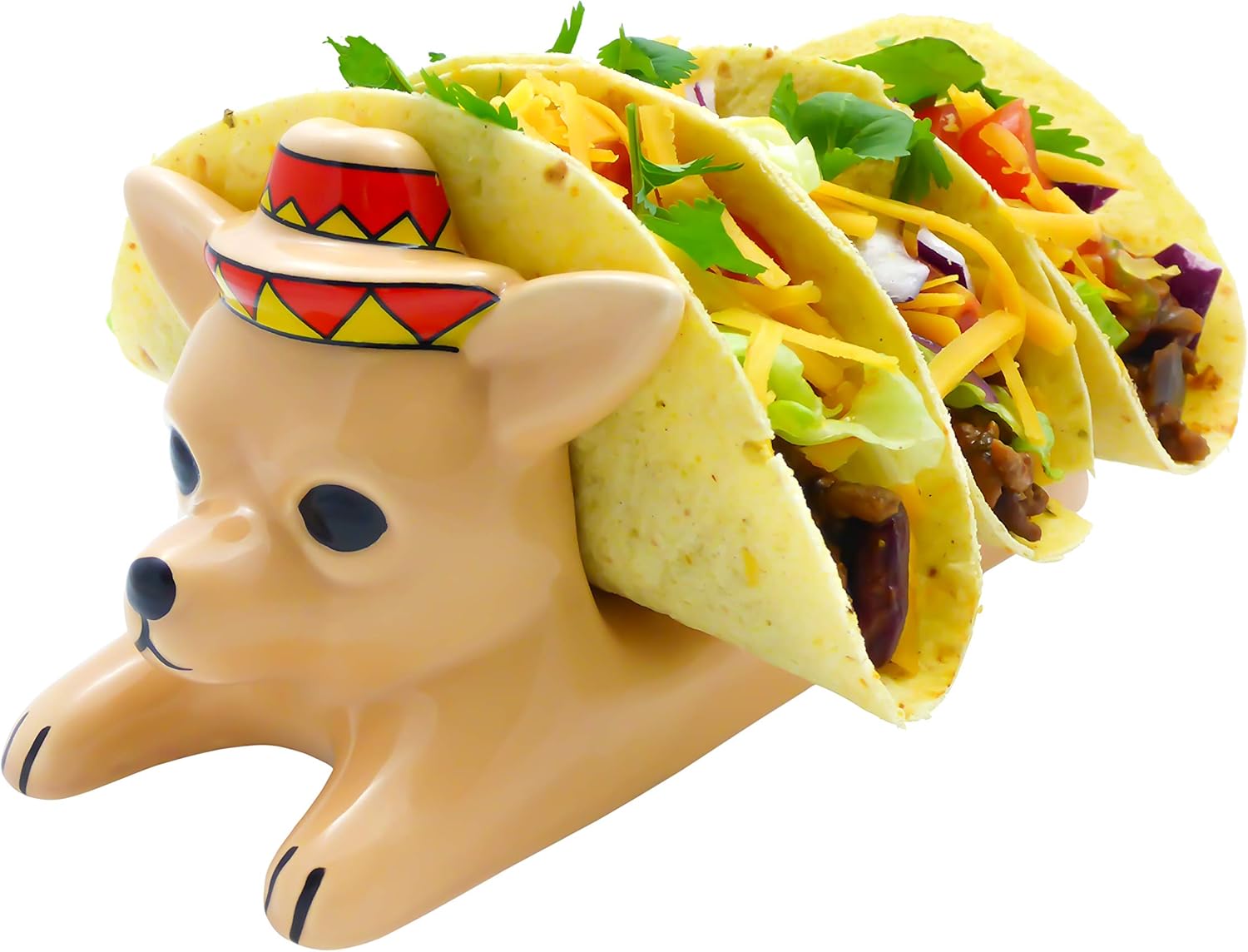 Taco Holder for Children Ceramic Dog Style Amazon.co.uk Kitchen & Home