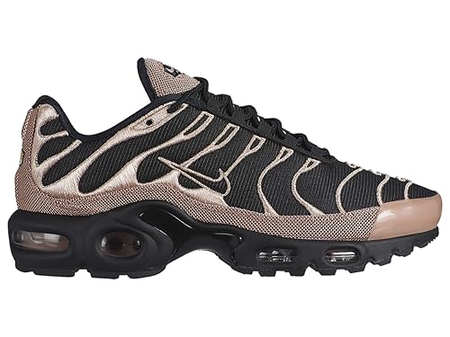 brown and black air max plus