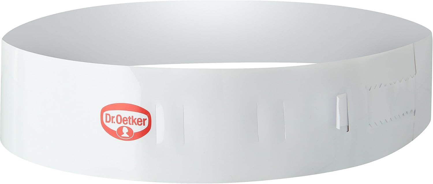 Dr.Oetker"Classic" Cake Ring, Plastic, White, 20 x 27 x 6 cm Amazon.co