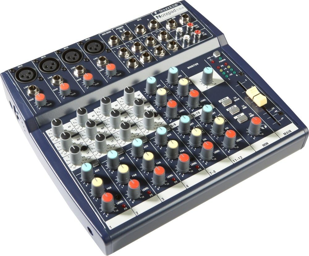 Soundcraft Notepad 124 Mixer Musical Instruments
