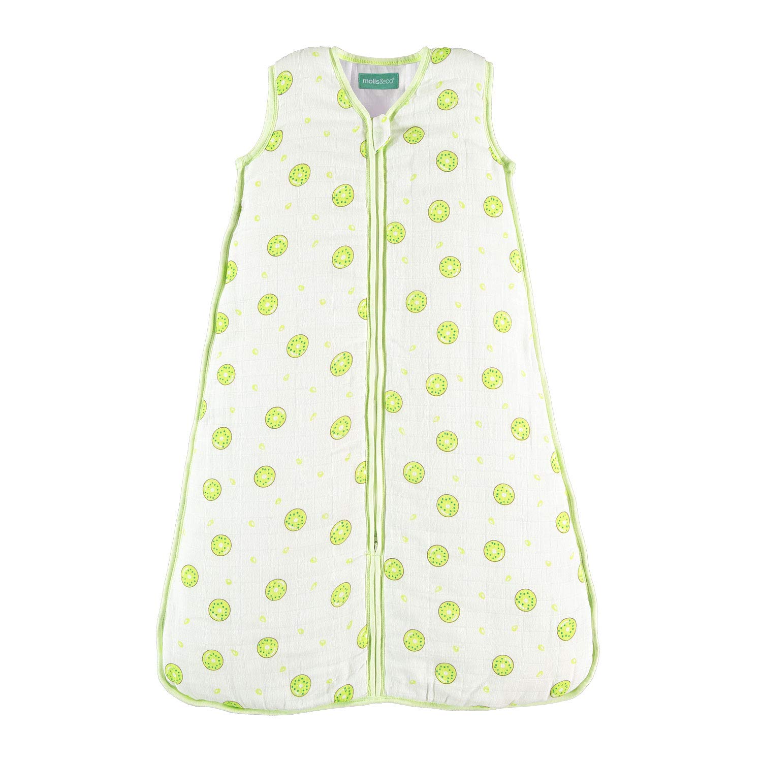 Super Suave Y Ligero Estampado De Kiwi 0 6 Meses Muselina Premium Unisex 80 Cm Ideal Para Verano Molis Co 0 5 Tog Saco De Dormir Para Bebe Ninos De Hasta 24 Meses Ropa Para