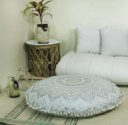 Amazon Com Kiara 32 Soft Mandala Large Floor Pillow
