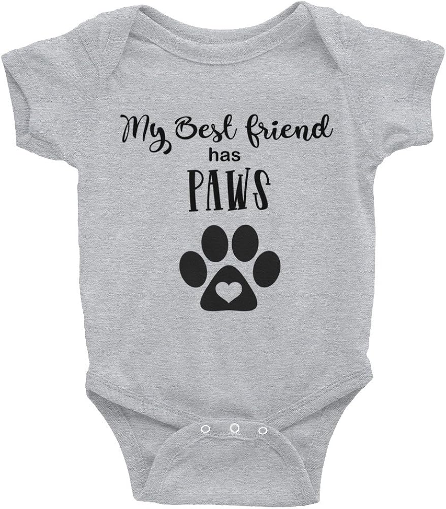 my best friend has paws onesie