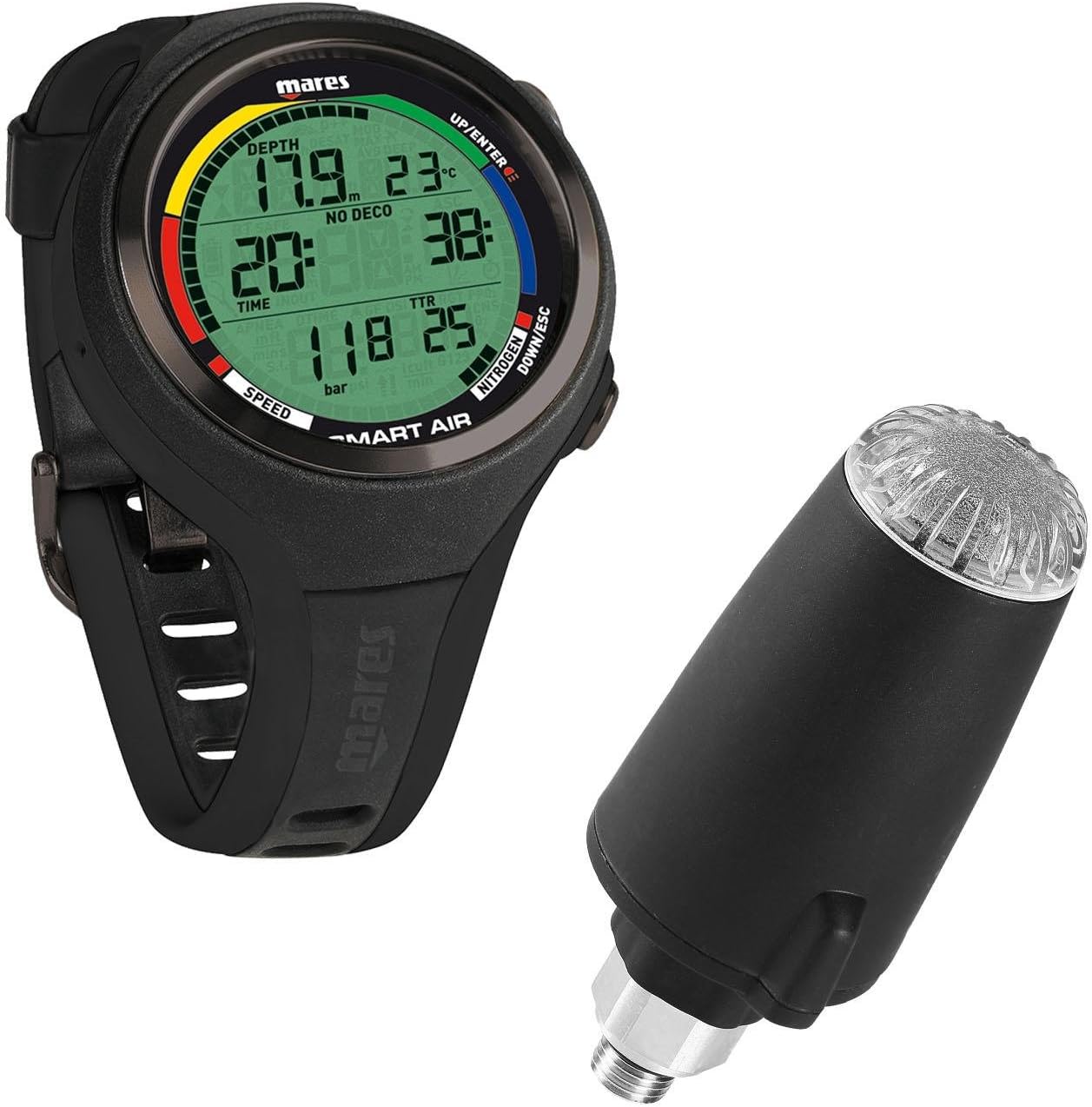 Mares Smart Air including LED transmitter watch diving computer. BigaMart
