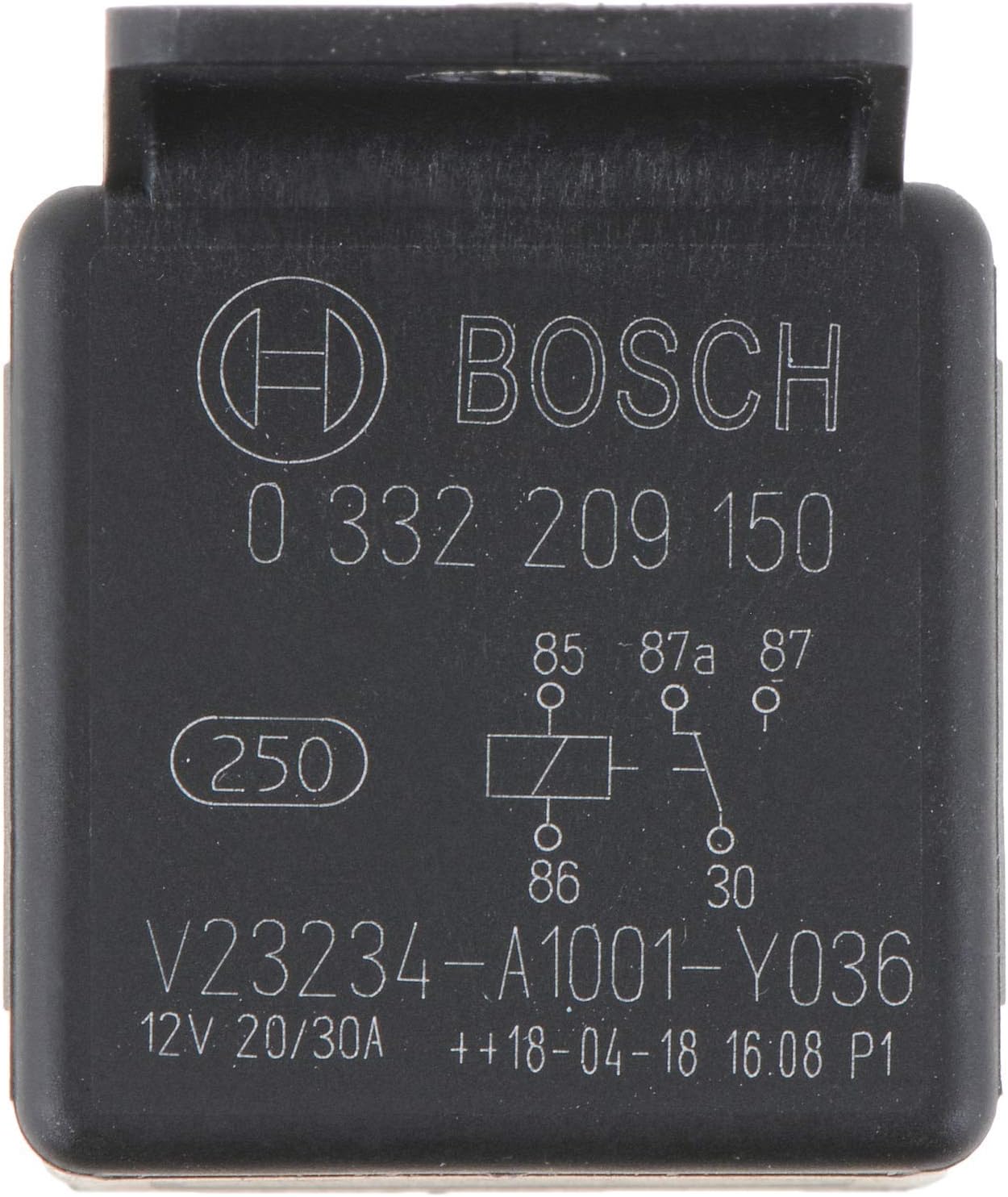5 Pins, 12 V, 20/30 A, Bosch 0332209150 Changeover Mini Relays: Automotive