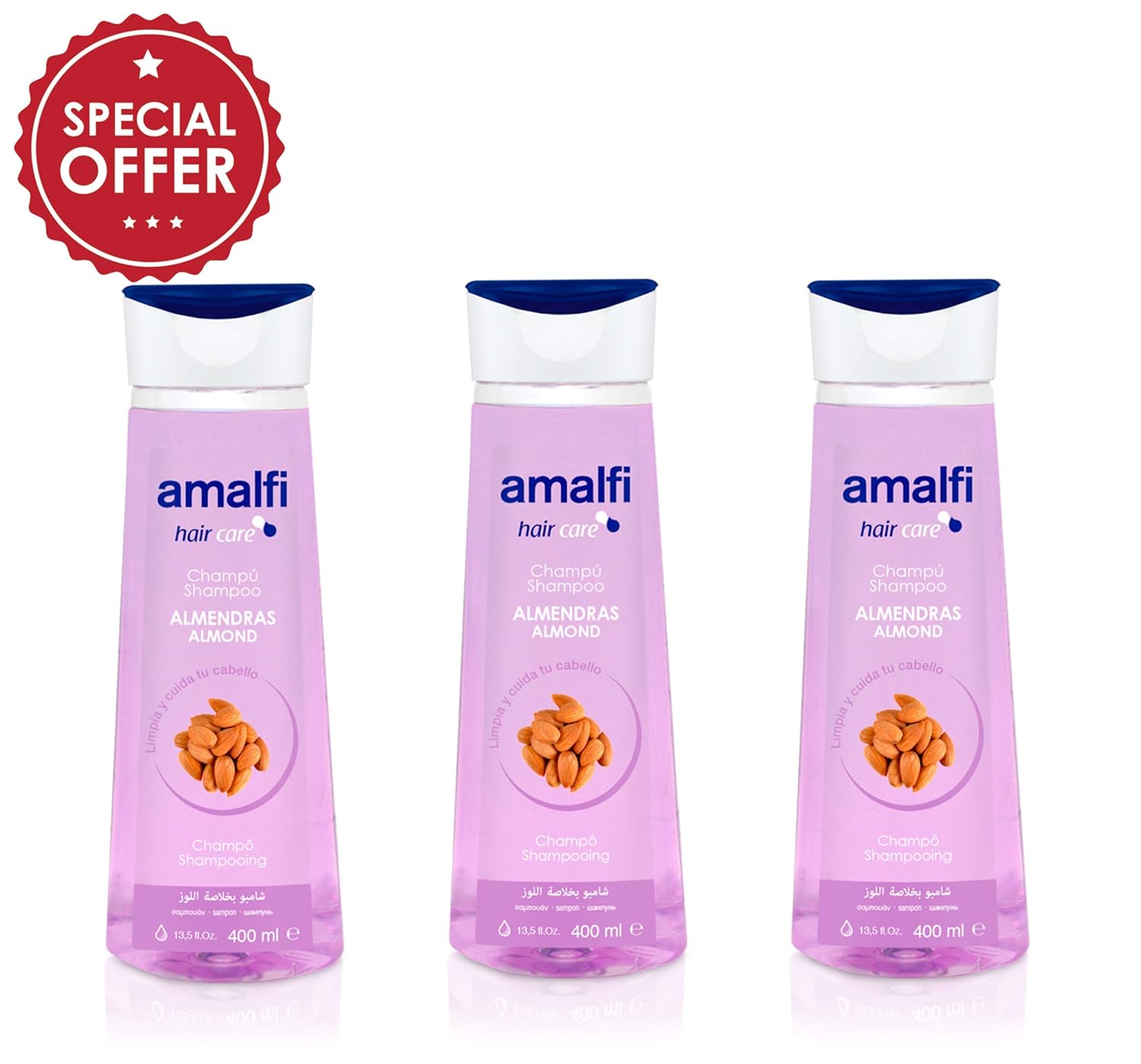 Amazon Com Amalfi Sweet Almonds Shampoo 13 5 Fl Oz Pack Of 3