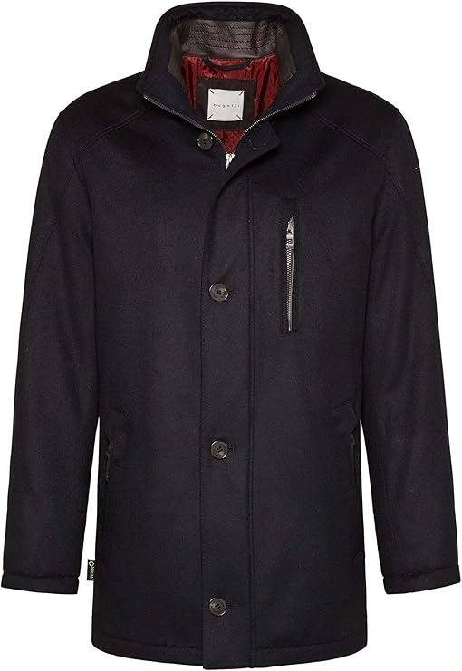 YOUTHUP Herenjas, wol, korte jas, regular fit, kort, winter, wollen jas, zakelijk, vrije tijd, herenjas, grijs 3008, XL