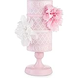 Mud Pie Baby Girl Home Organization Pink and white Headband Holder 176223