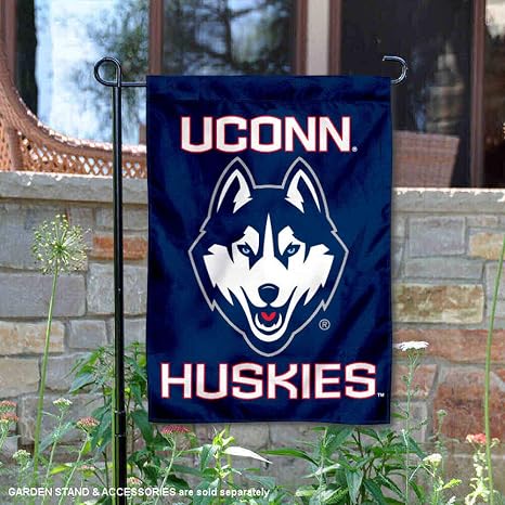 Amazon Com Uconn Double Sided Garden Flag And Yard Banner