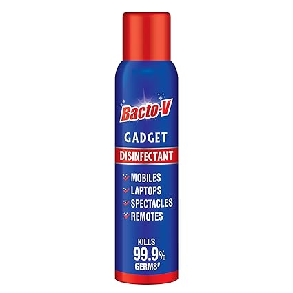 Bacto-V Gadget Disinfectant Spray with 99.7% Alcohol, No Water