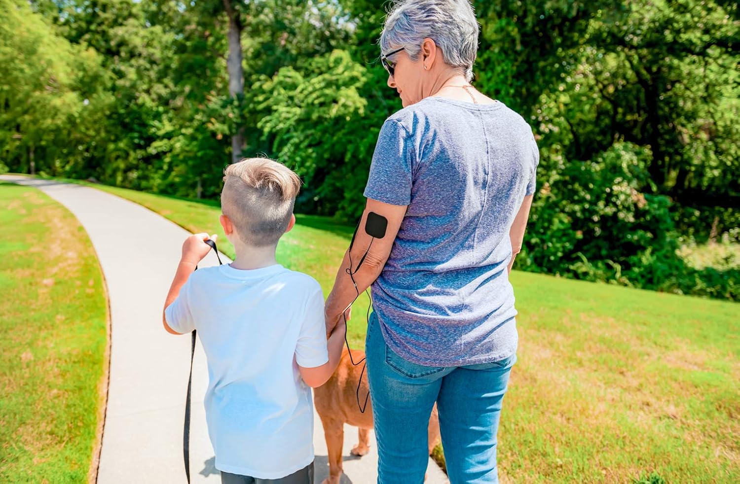 iReliev TENS + EMS Combination Unit Muscle Stimulator for Pain Relief & Arthritis & Muscle Strength - Treats Tired and Sore Muscles in Your Shoulders, Back, Ab's, Legs, Knee's and More: Health & Personal Care