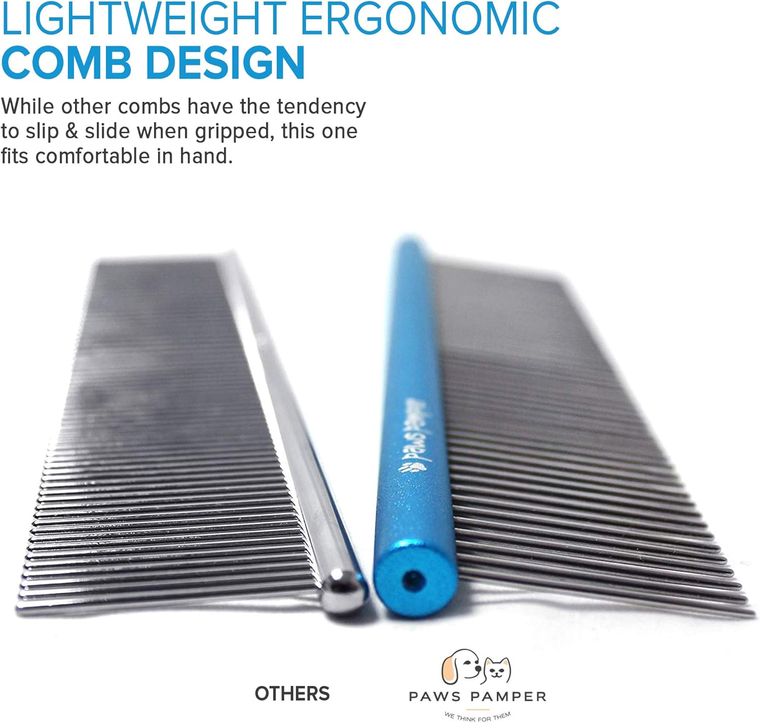 Amazon Com Paws Pamper Professional Anti Corrosion Grooming Comb