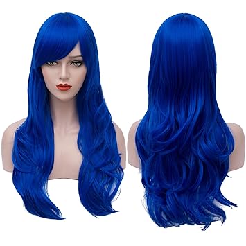 blue wig amazon