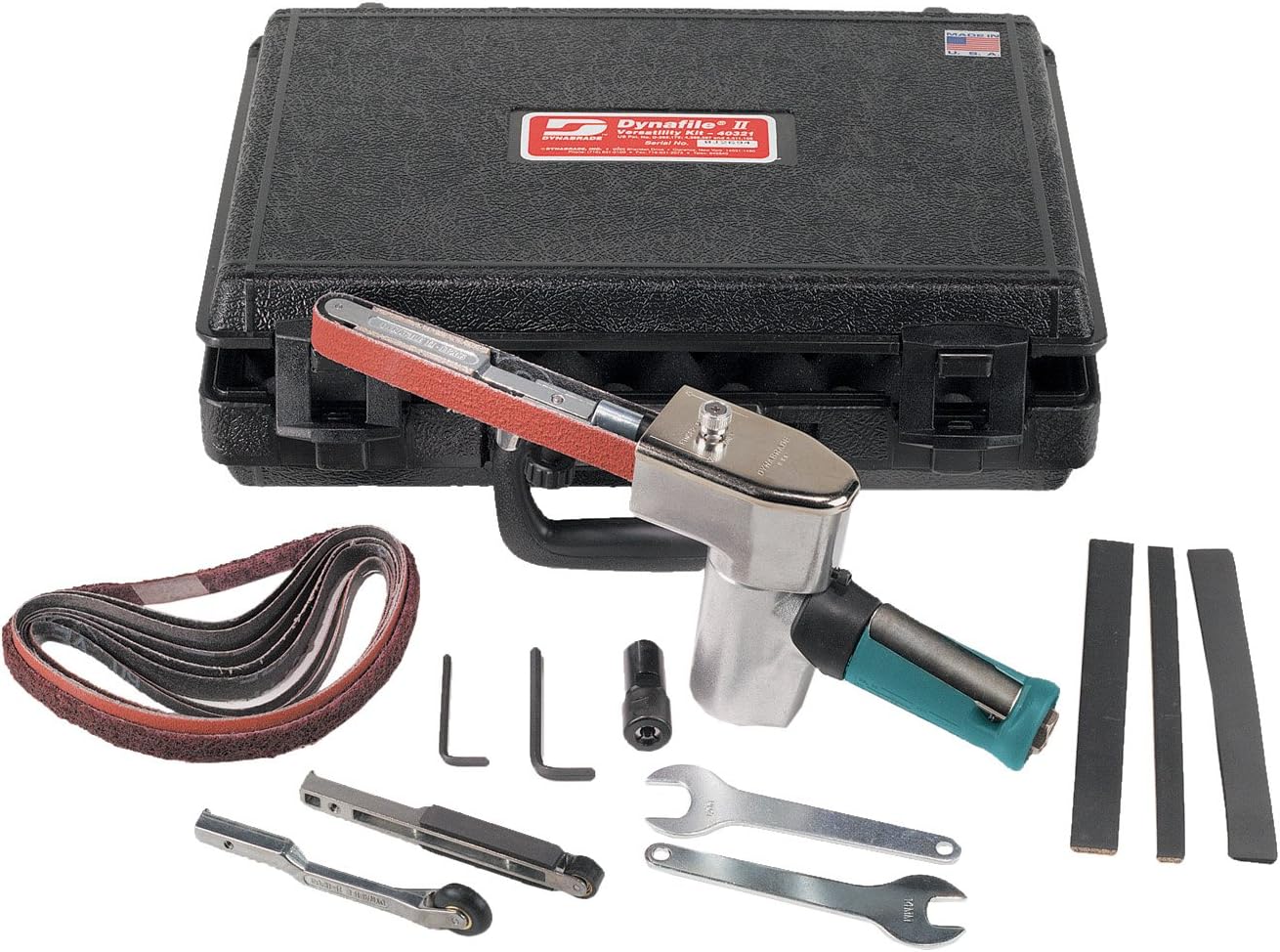 Dynabrade 40321 Dynafile II Abrasive Belt Tool Versatility Kit, for 1/4