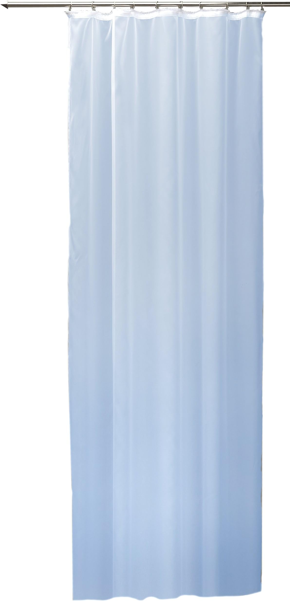 Foil Skylight Modern Transparent Curtain WxH 140 x 245 cm Curl Ribbon sky blue