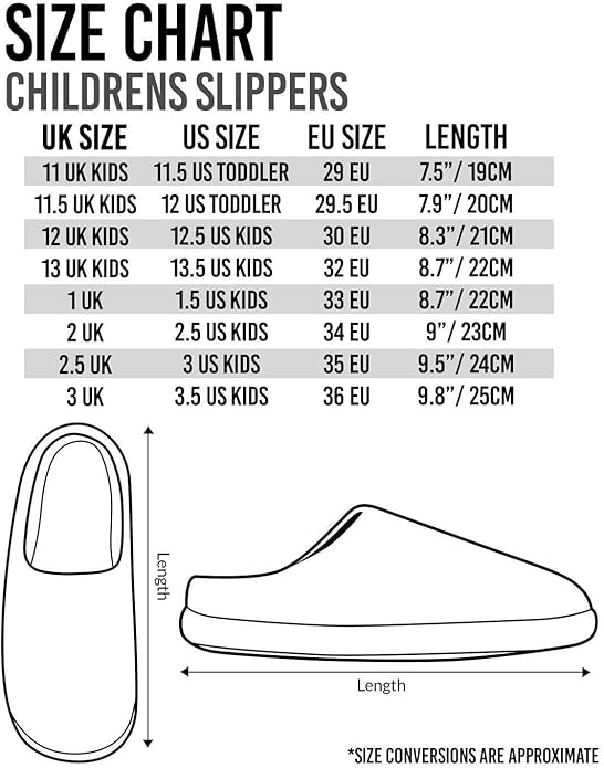 size uk kids