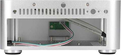 Liseng L80S - Carcasa de Aluminio para Ordenador (Puerto USB 3.0, Puerto Hueco para casis de Juegos y Bricolaje, PC Itx CAS, Color Plateado