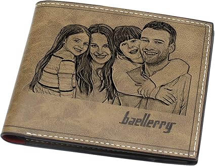 father's day engraved wallet