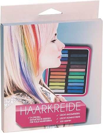 haarkreide 24 stuck xxl farben zum einfarben von haare tonung strahnen farbe