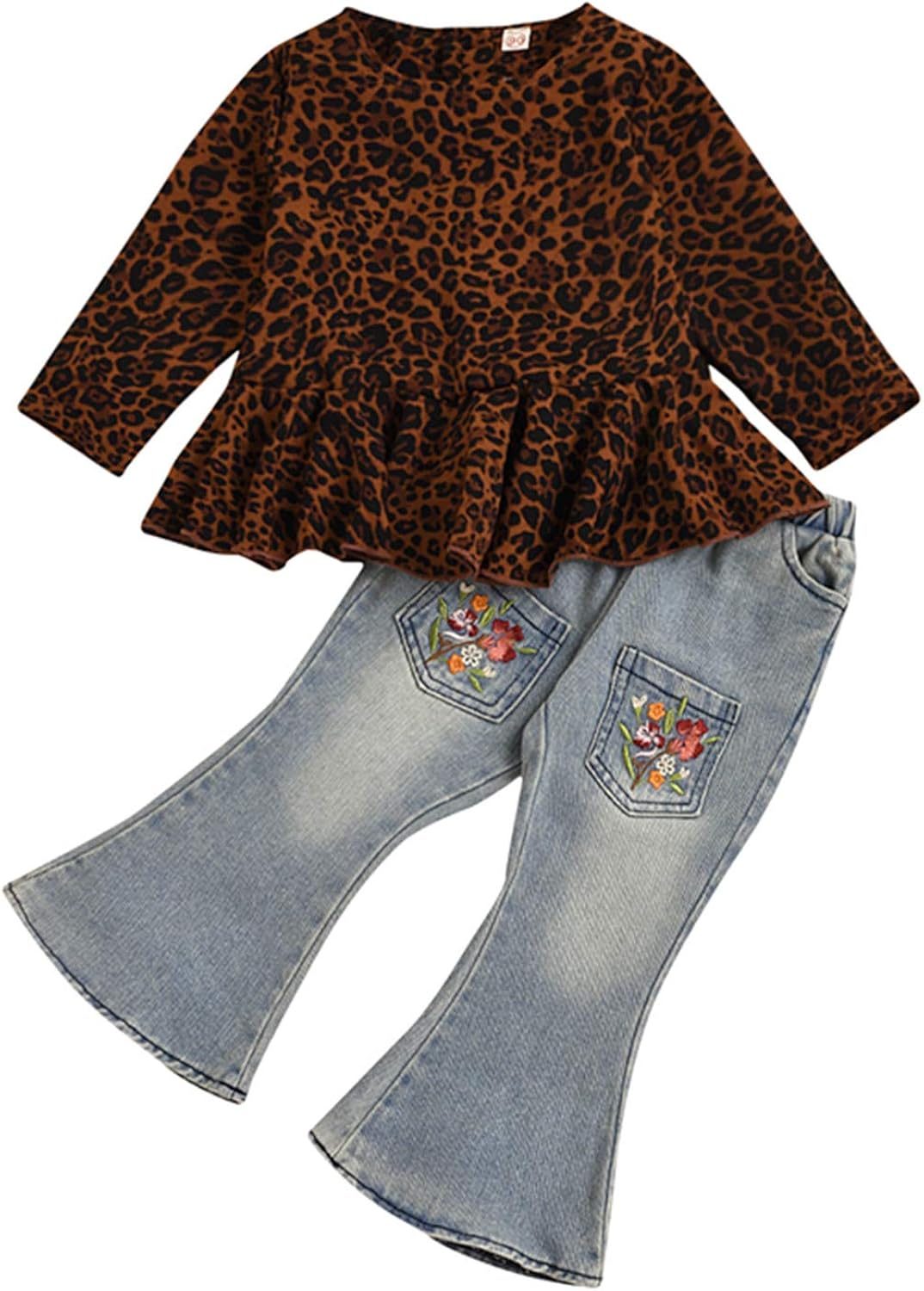 ribbed bell bottom pants