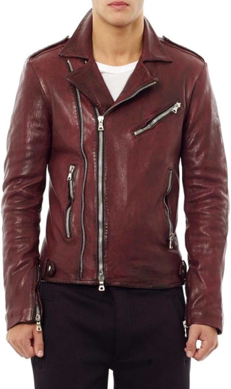 distressed moto jacket