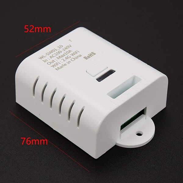 Cuasting WiFi Smart Switch Relay 10A Tuya Smart Life App Control remoto funciona con Alexa Ifttt Home