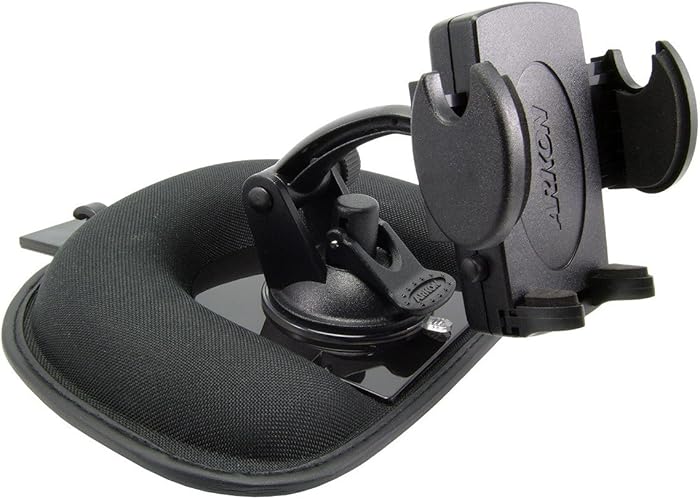 Arkon Weighted Friction Dash Mount for Universal Phone, Smartphone and PDA-Black