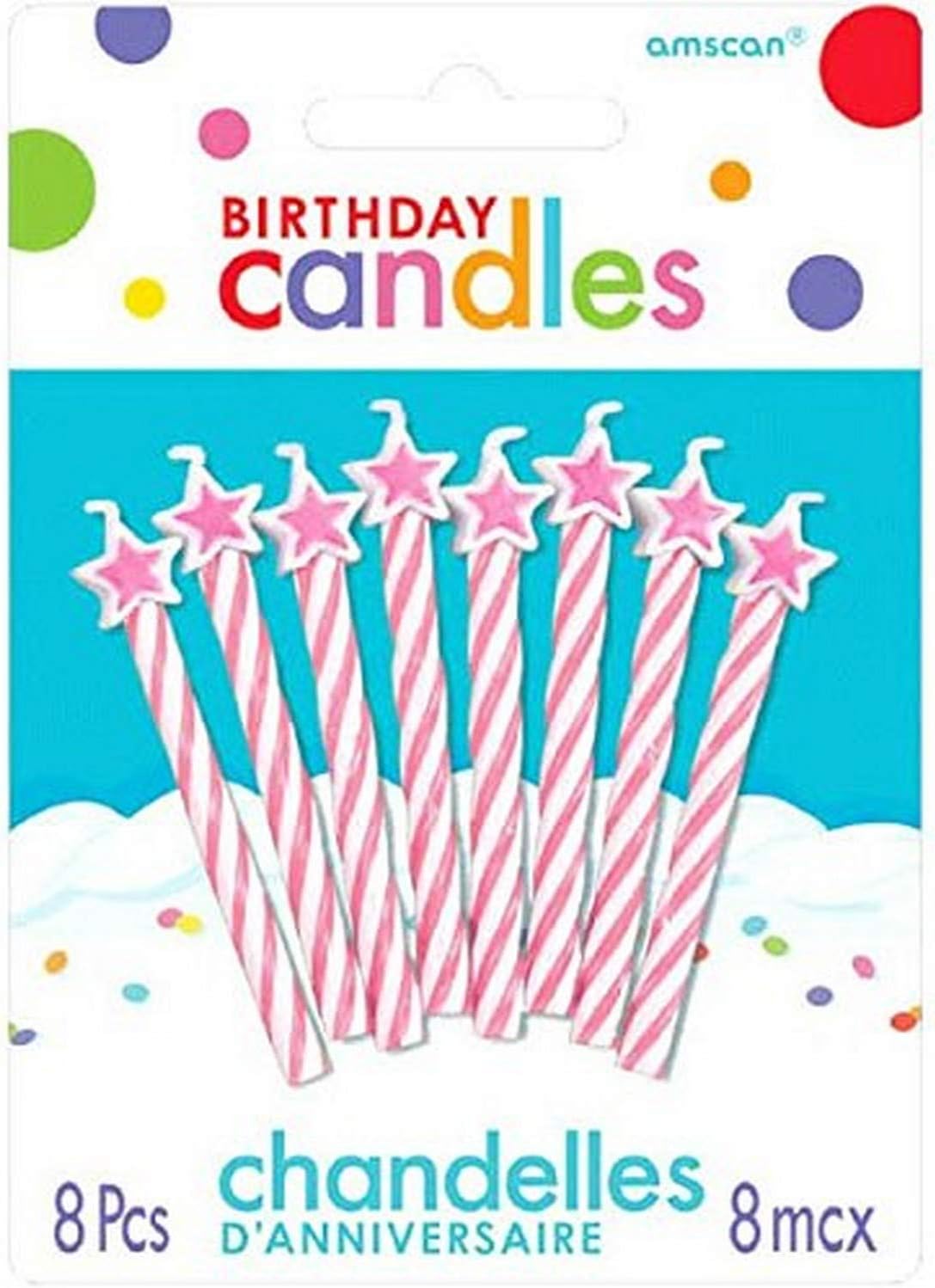 Warrencoalition Org Decorations Cake Toppers Baking Accs Cake Decorating 24 Multicoloured Spiral Birthday Party Cake Candles Candle Holders