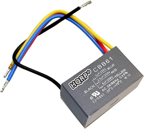 Amazon Com Hqrp Capacitor Compatible With Harbor Breeze Ceiling