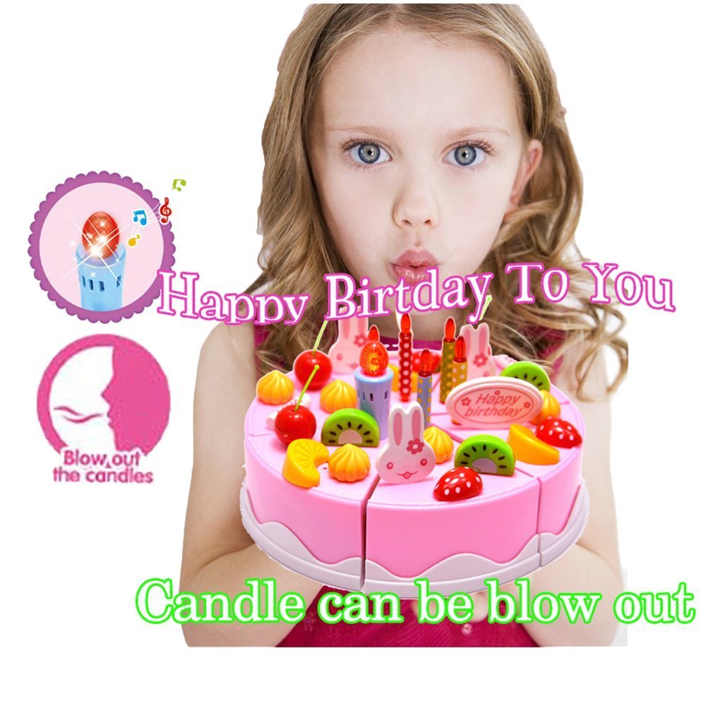 Singing Birthday Cake Toy, with Light and Sound. Sings Happy Birthday