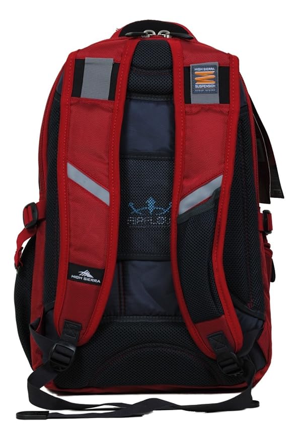 high sierra elite backpack red