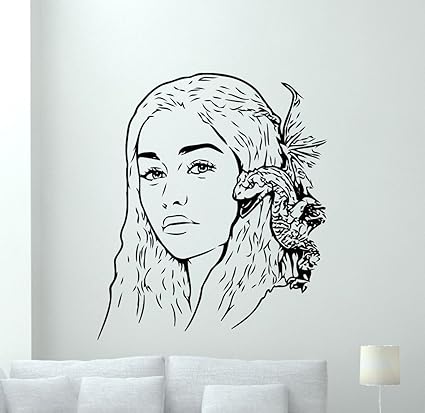 Amazon Com Daenerys Targaryen Wall Decal Game Of Thrones Vinyl