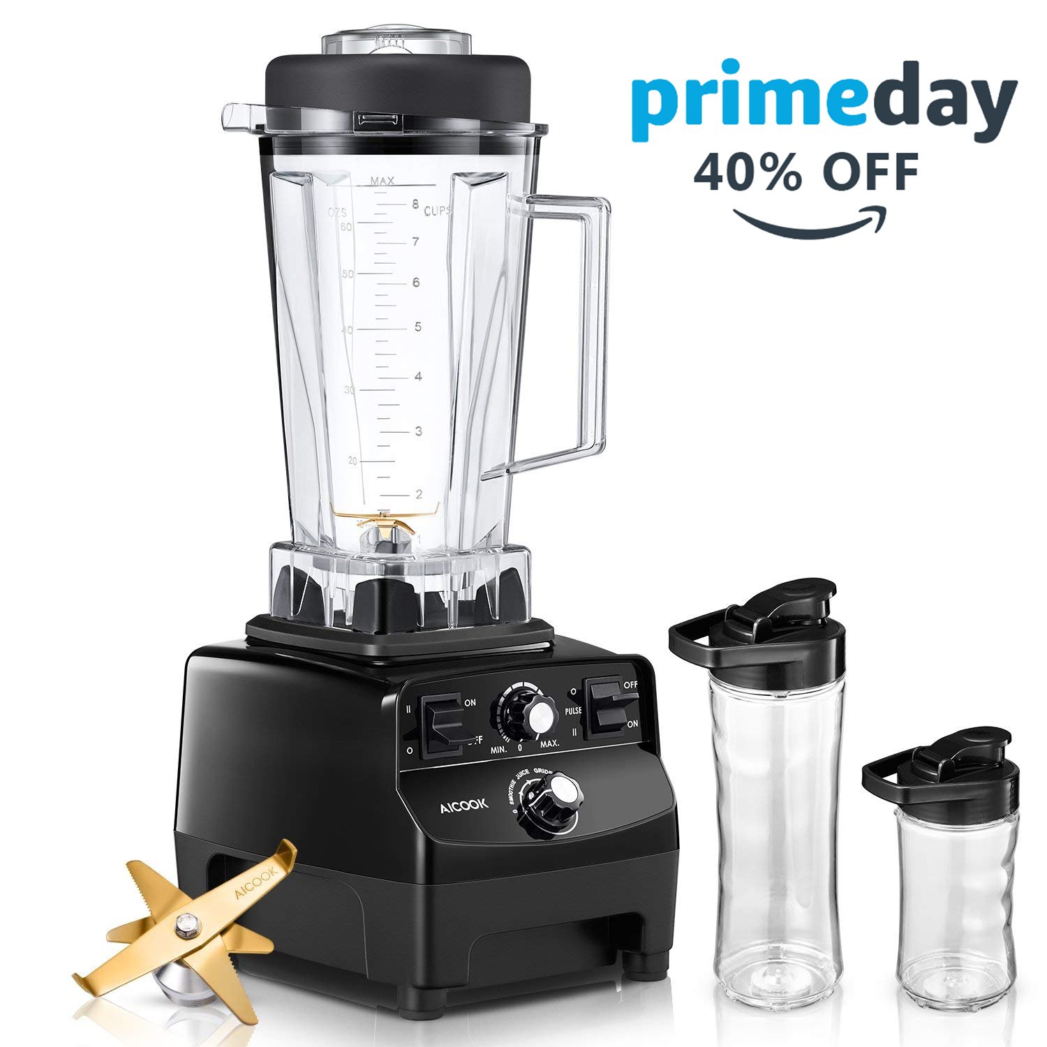 Aicook Smoothie Blender, Professional Blenders, High Speed Blender