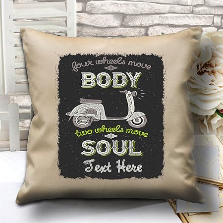 Personalised Body Soul Vespa Nc274cushion Custom Scatter Pillow