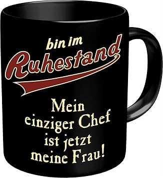 empireposter Bin im Ruhestand Tasse