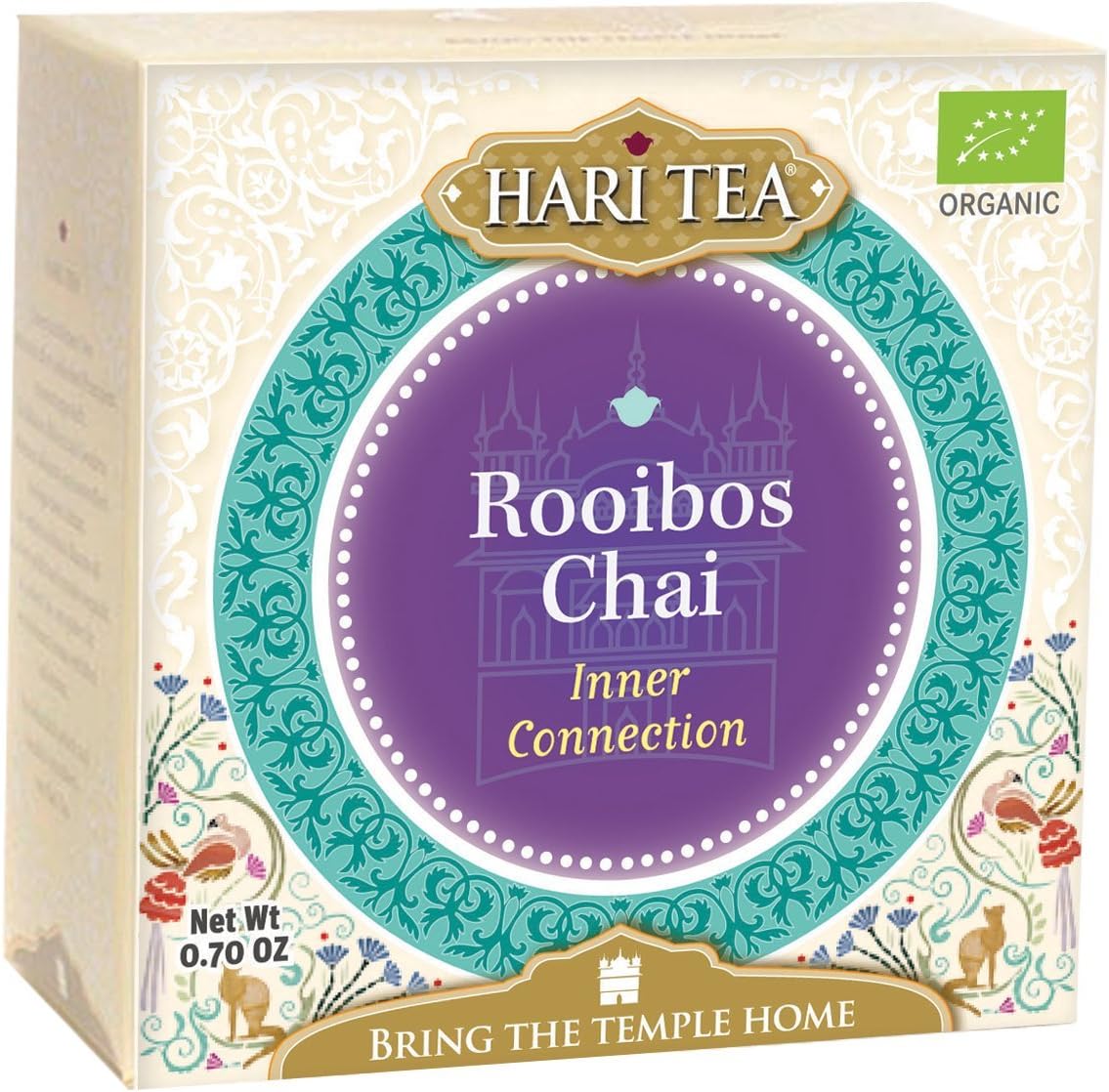 Buddha Box Sampler; Box with All 11 Fine Kinds of Hari Tea ; Premium Tea; Herbal Tea Handcrafted with the Finest Quality Organic Tea Leafs. (Rooibos Chai)