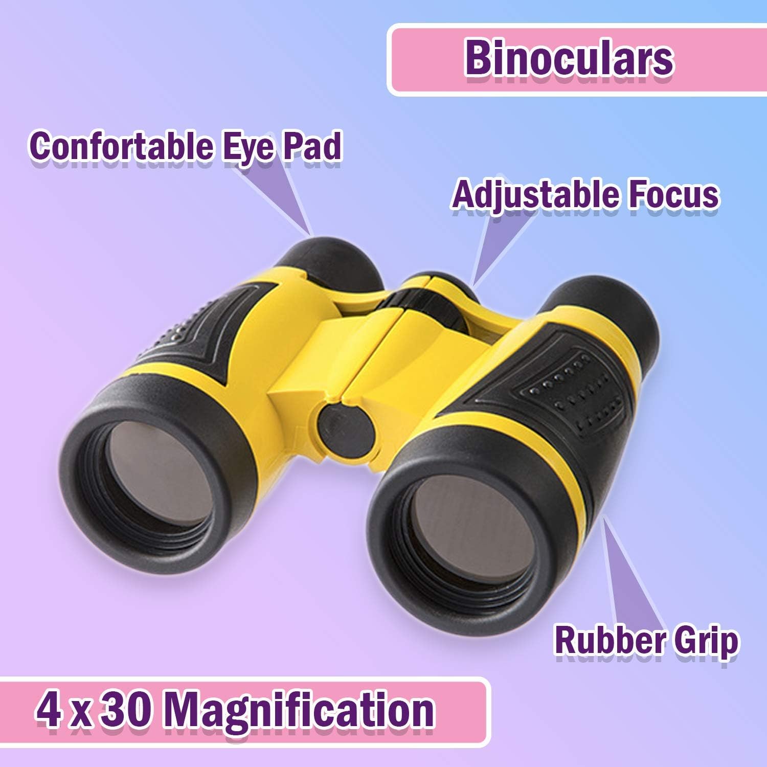 Kidz Xplore Outdoor Explorer Set - Bug Catching Kit Nature Exploration Children Outdoor Games Mini Binoculars Kids, Compass, Whistle, Magnifying Glass, Adventure, Hunting, Hiking Educational Toy: Toys & Games