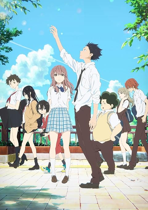 Amazon Inked And Screened A Silent Voice テキストレス映画 アニメポスターとプリント フレームなし ウォールアートギフト 装飾 11 X 17インチ 28cmx43cm インテリア オンライン通販