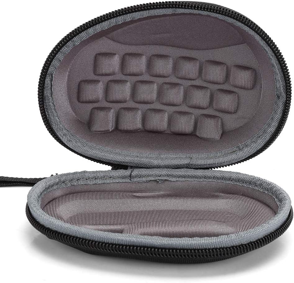 Nylon And TPU Material Hard Travel Case Black Storage Bag with Hand Strap Wireless Mouse Case Fit for MX MASTER 3/602/g700s Black - Image 3
