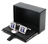 MLB Texas Rangers Square Cuff Links