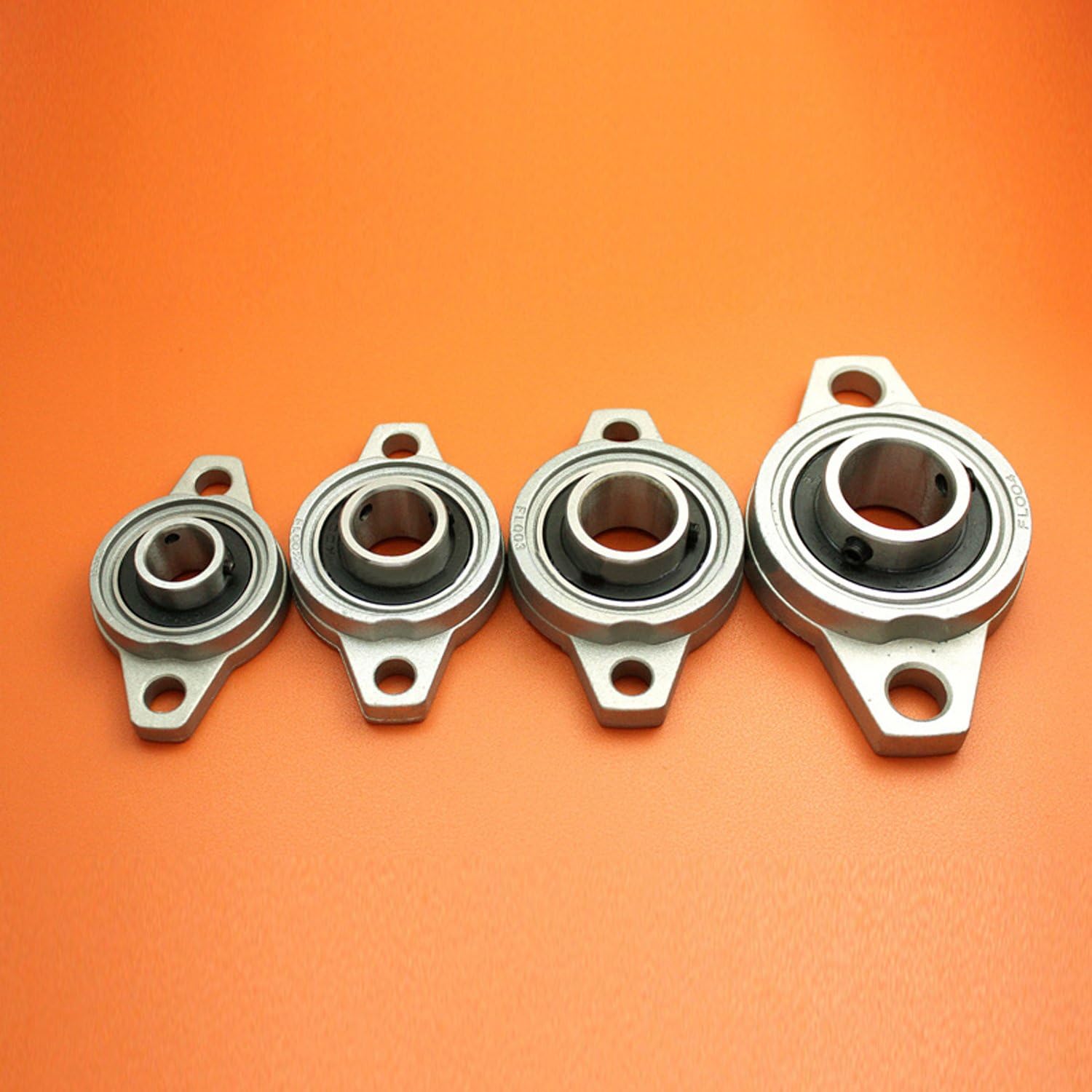 Pillow Block Bearing, Letool KFL006 Zinc Alloy Housing Flange Pillow Block Bearing 30mm Bore, Pack of 2