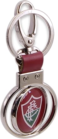 Chaveiro Com Enfeite De Metal Redondo Fluminense Amazon Com Br