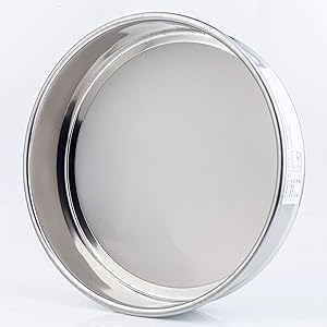 Adamas-Beta Lab Test Sieve f10×4.5cm, 20 Mesh (0.9mm) Aperture, 304 Stainless Steel Standard Test Sieve