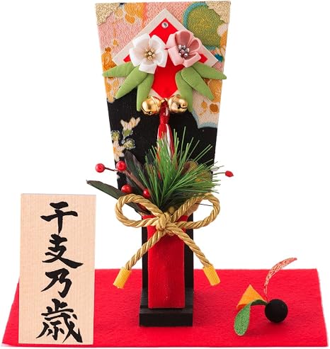 Amazon 羽子板 はごいた 正月飾り 初正月 お祝い 干支 干支置物 迎春飾り はねつき羽子板飾り ちりめん リュウコドウ 正月飾り おもちゃ