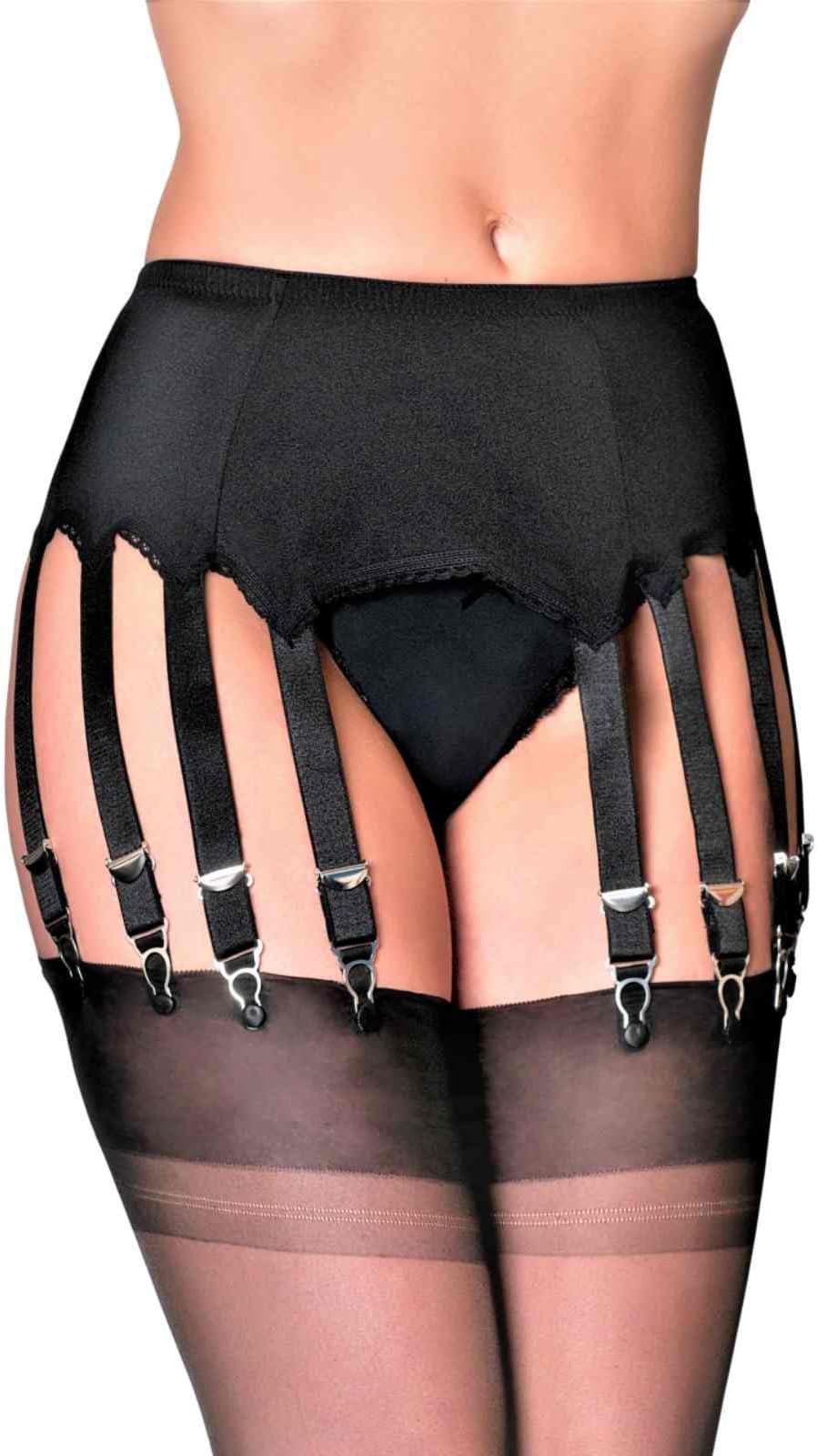 premier lingerieLycra 14 Strap Suspender Belt for Stockings (PL70) [UK]